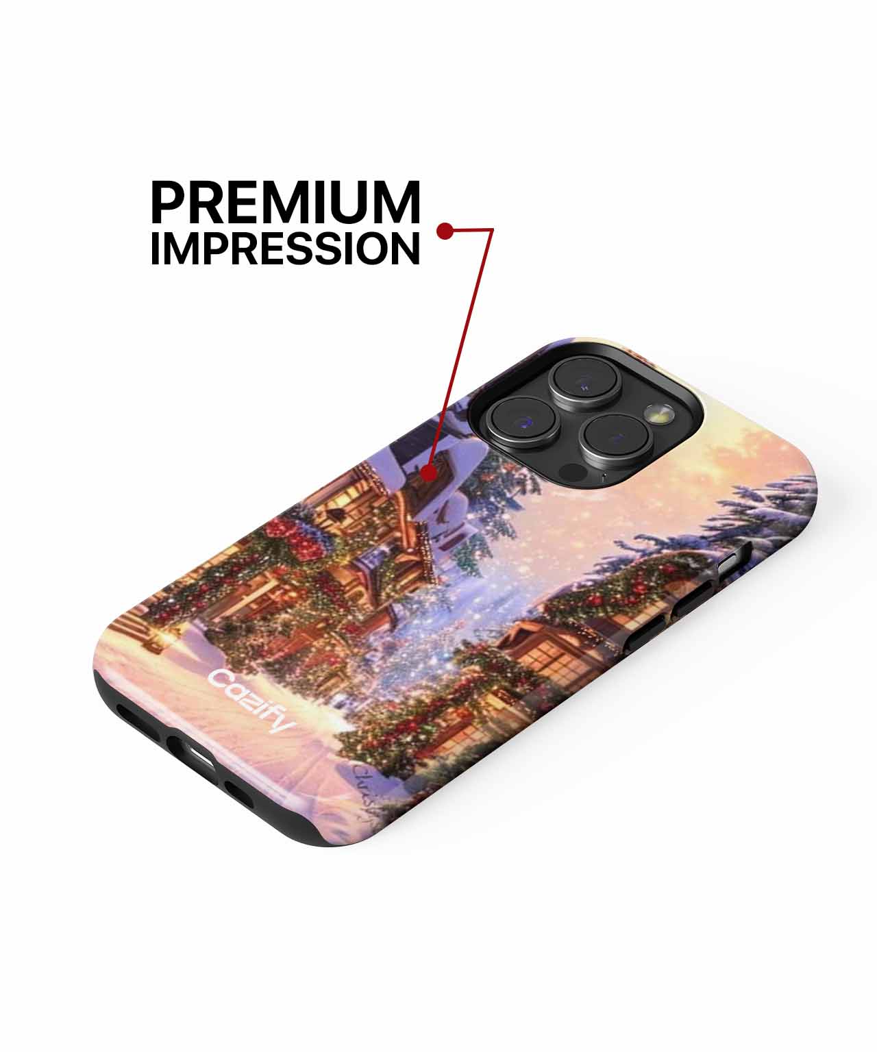 Winter Wonderland with Sparkling Lights iPhone case Case Cazify - Delivery Canada