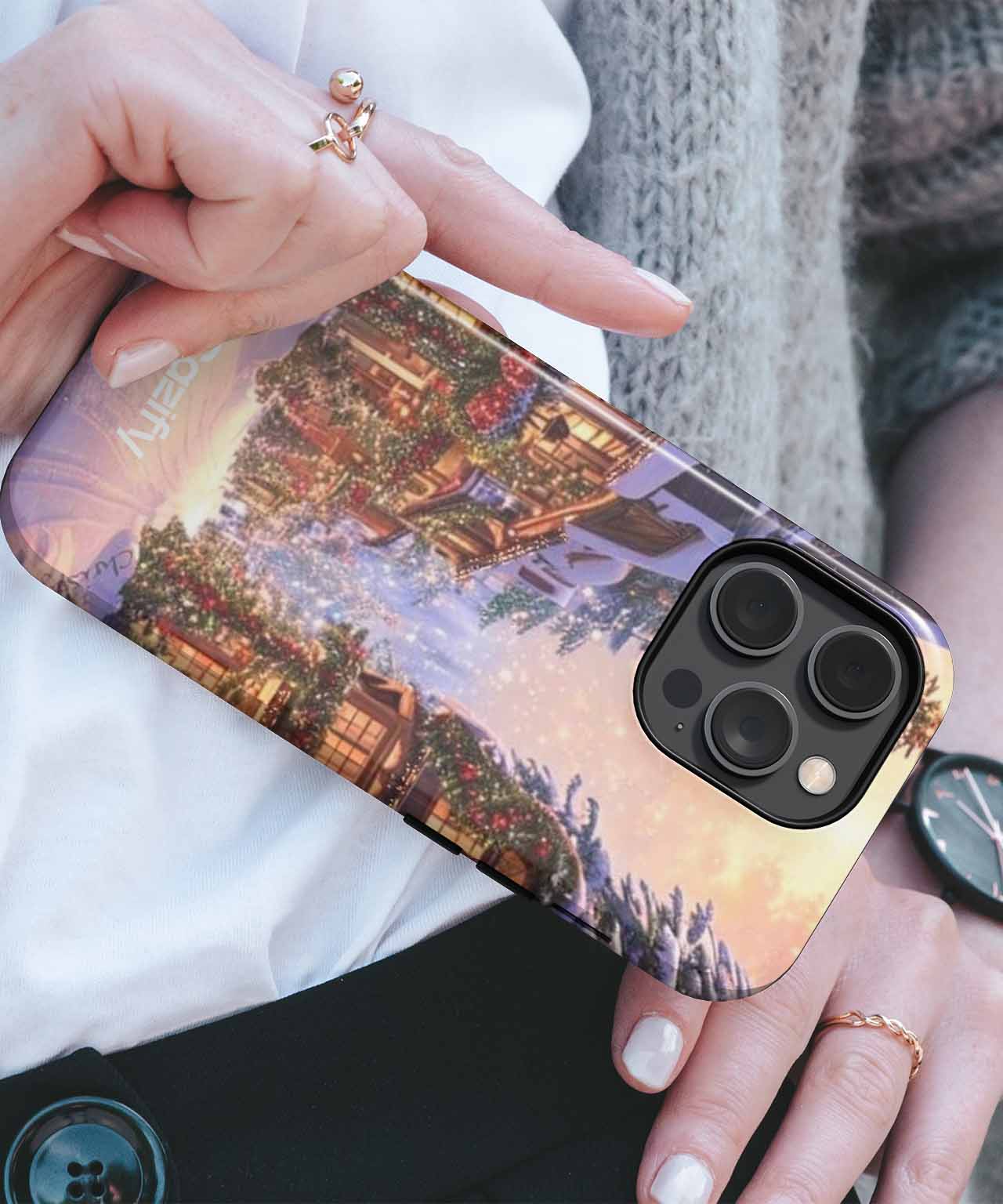 Winter Wonderland with Sparkling Lights iPhone case Case Cazify - Delivery Canada