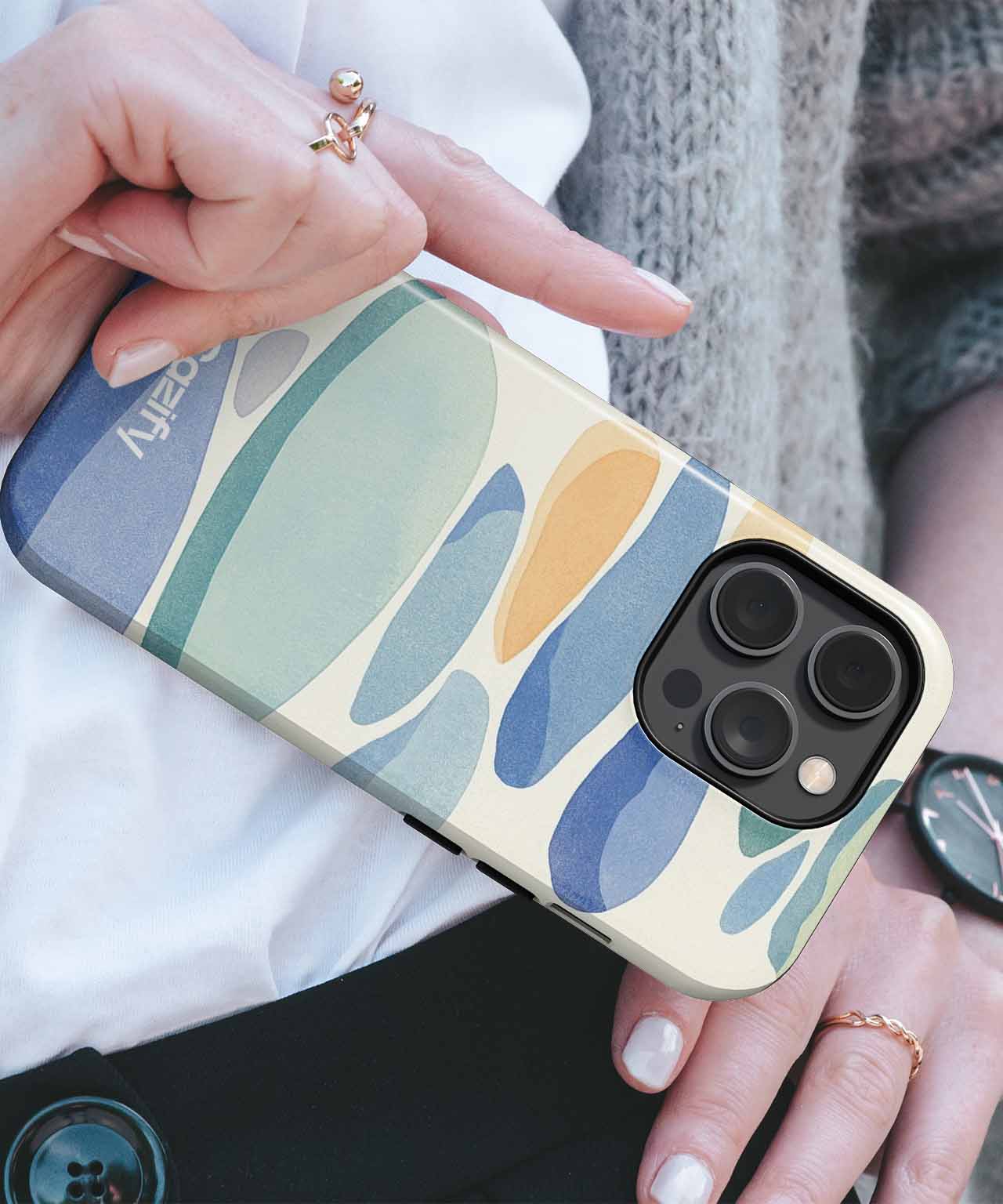 Wobbly Stones on a Colorful Path iPhone case Case Cazify - Delivery Canada