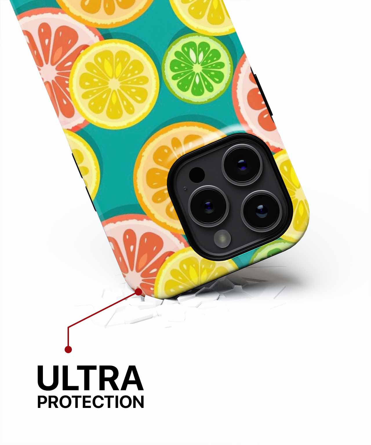 Zesty Citrus Party Background iPhone case Case Cazify - Delivery Canada