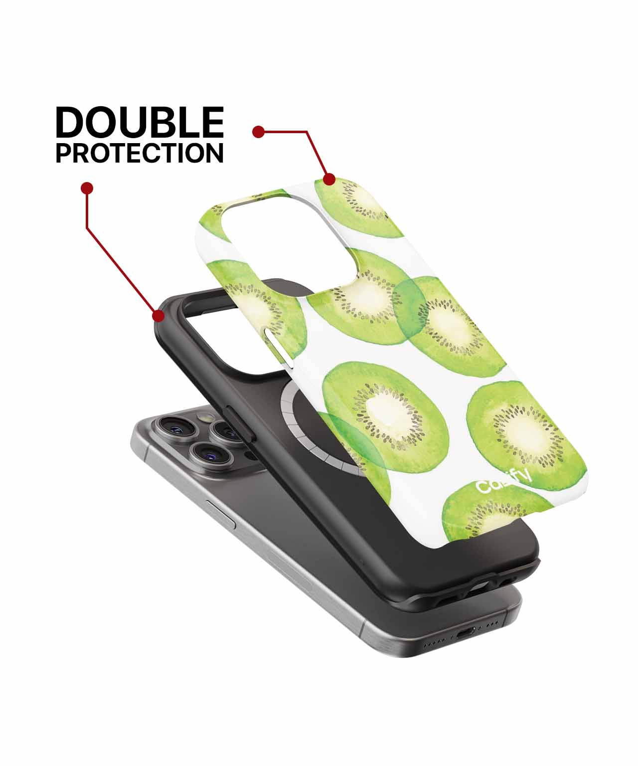 Zesty Green Kiwi Slice Delight iPhone case Case Cazify - Delivery Canada
