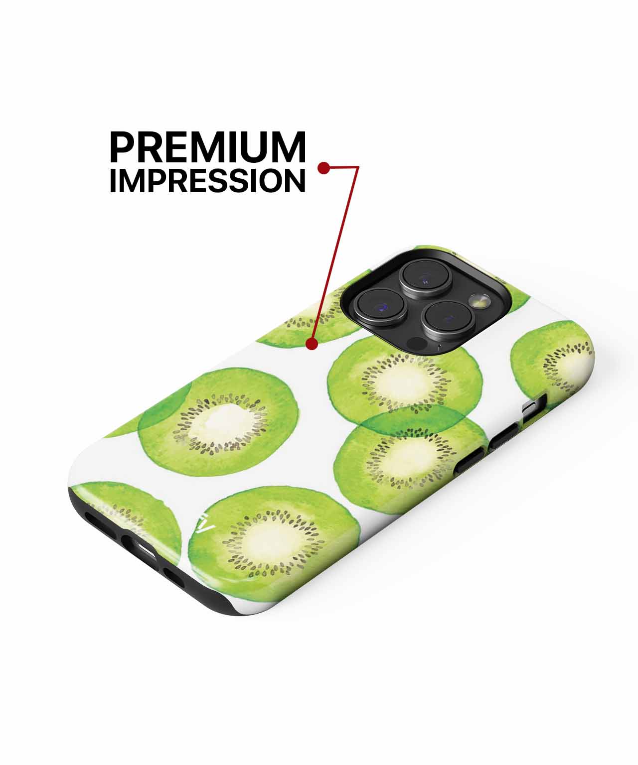 Zesty Green Kiwi Slice Delight iPhone case Case Cazify - Delivery Canada