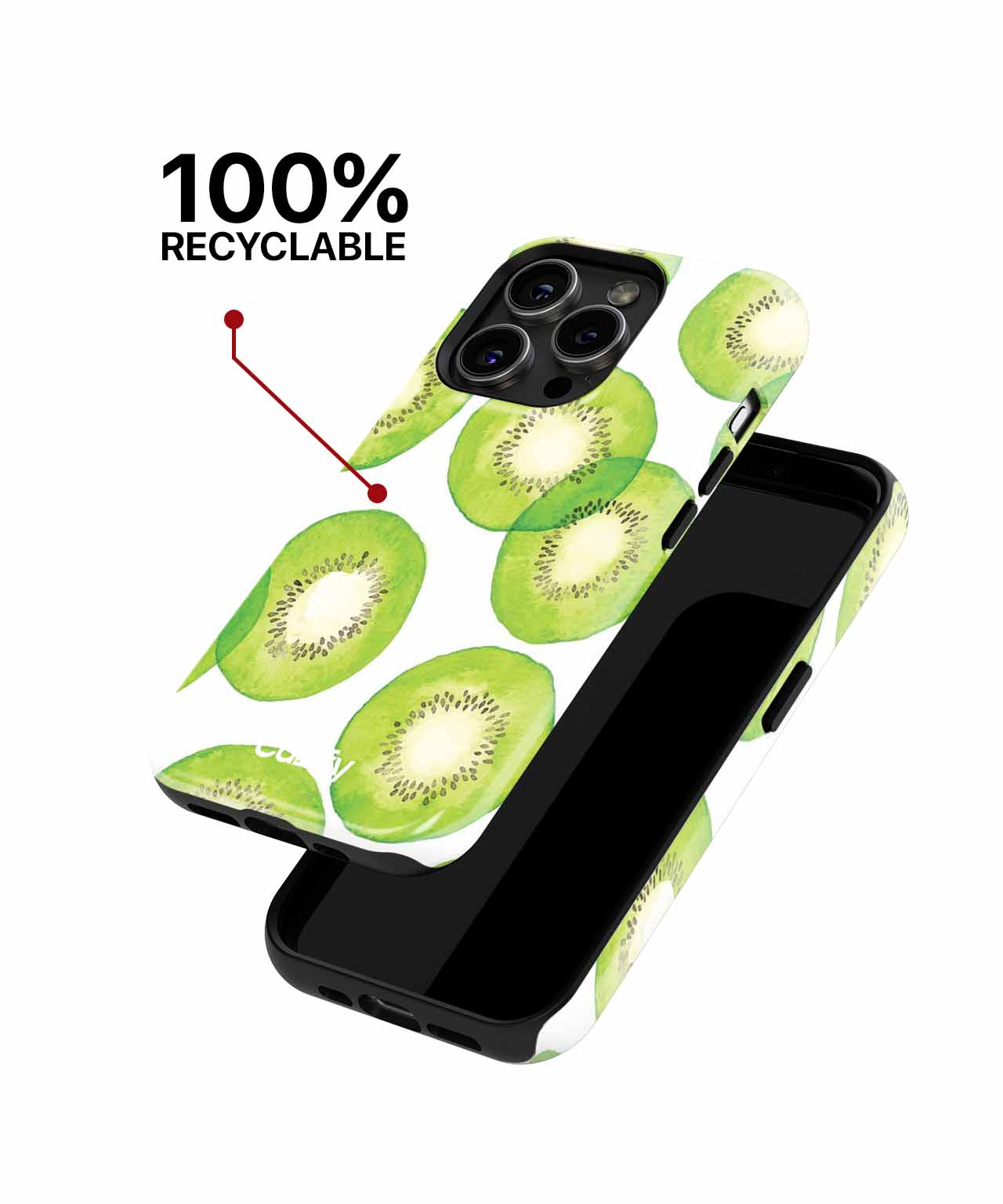 Zesty Green Kiwi Slice Delight iPhone case Case Cazify - Delivery Canada