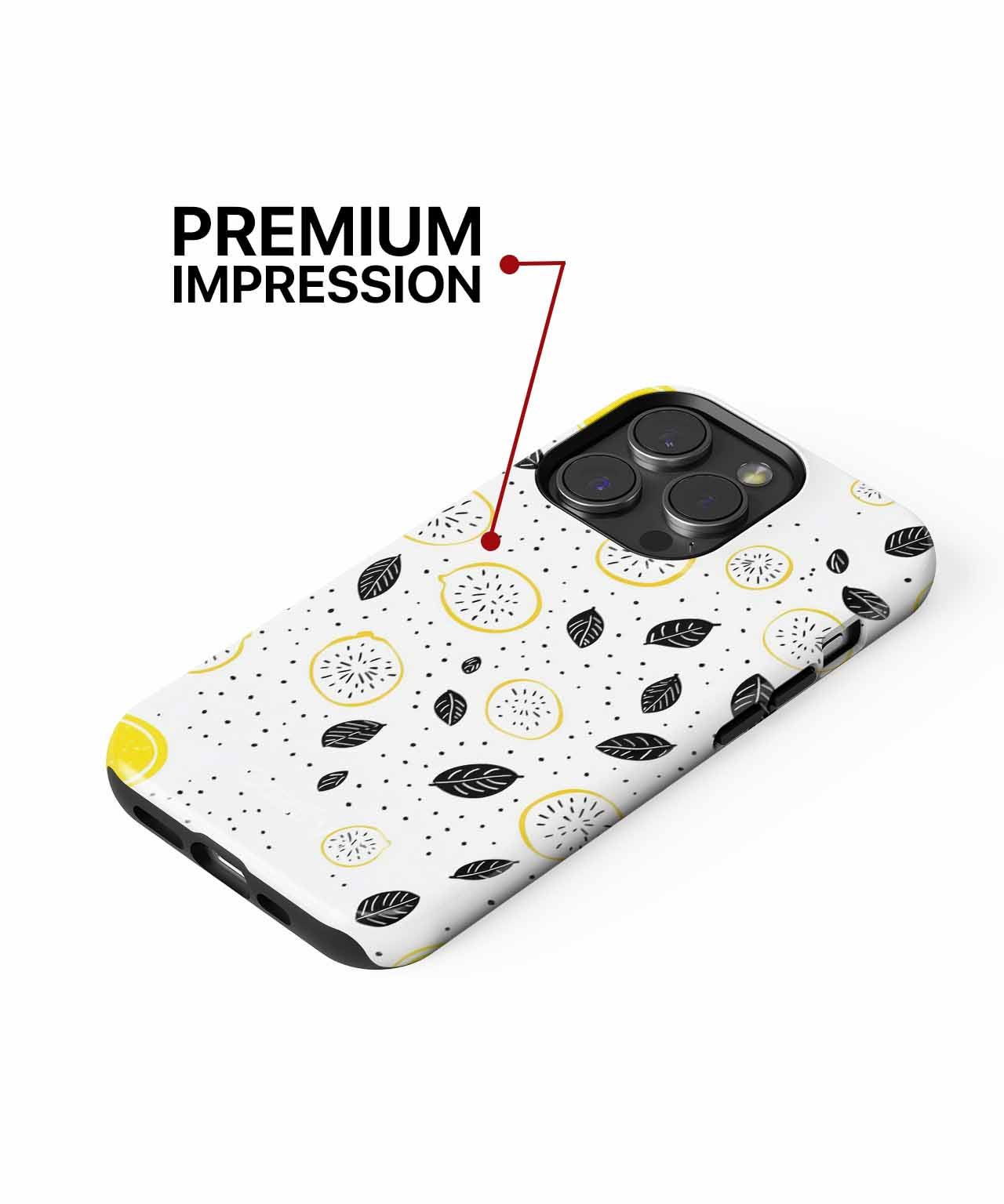 Zesty Lemon Party Vibes iPhone case Case Cazify - Delivery Canada