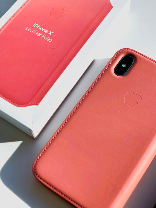 pink iPhone X case