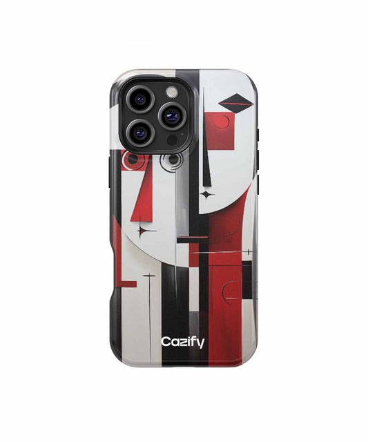 Abstract Duality in Bold Colors iPhone case Case Cazify - Delivery Canada
