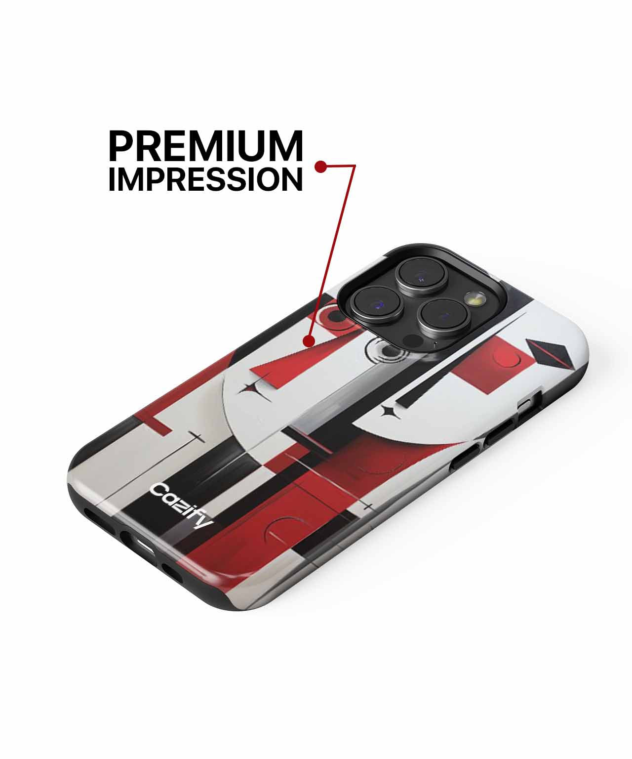 Abstract Duality in Bold Colors iPhone case Case Cazify - Delivery Canada