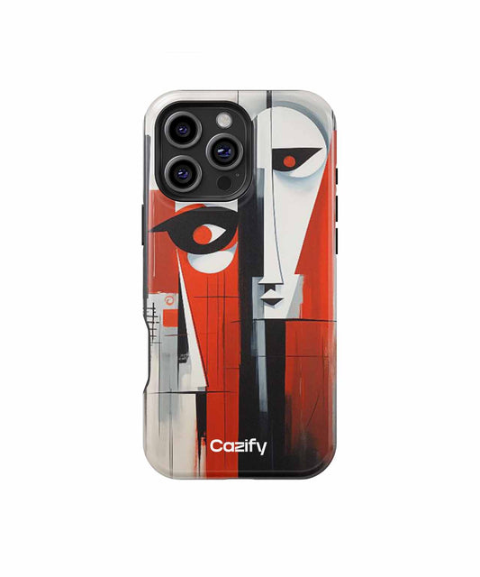 Abstract Emotional Face Journey iPhone case Case Cazify - Delivery Canada