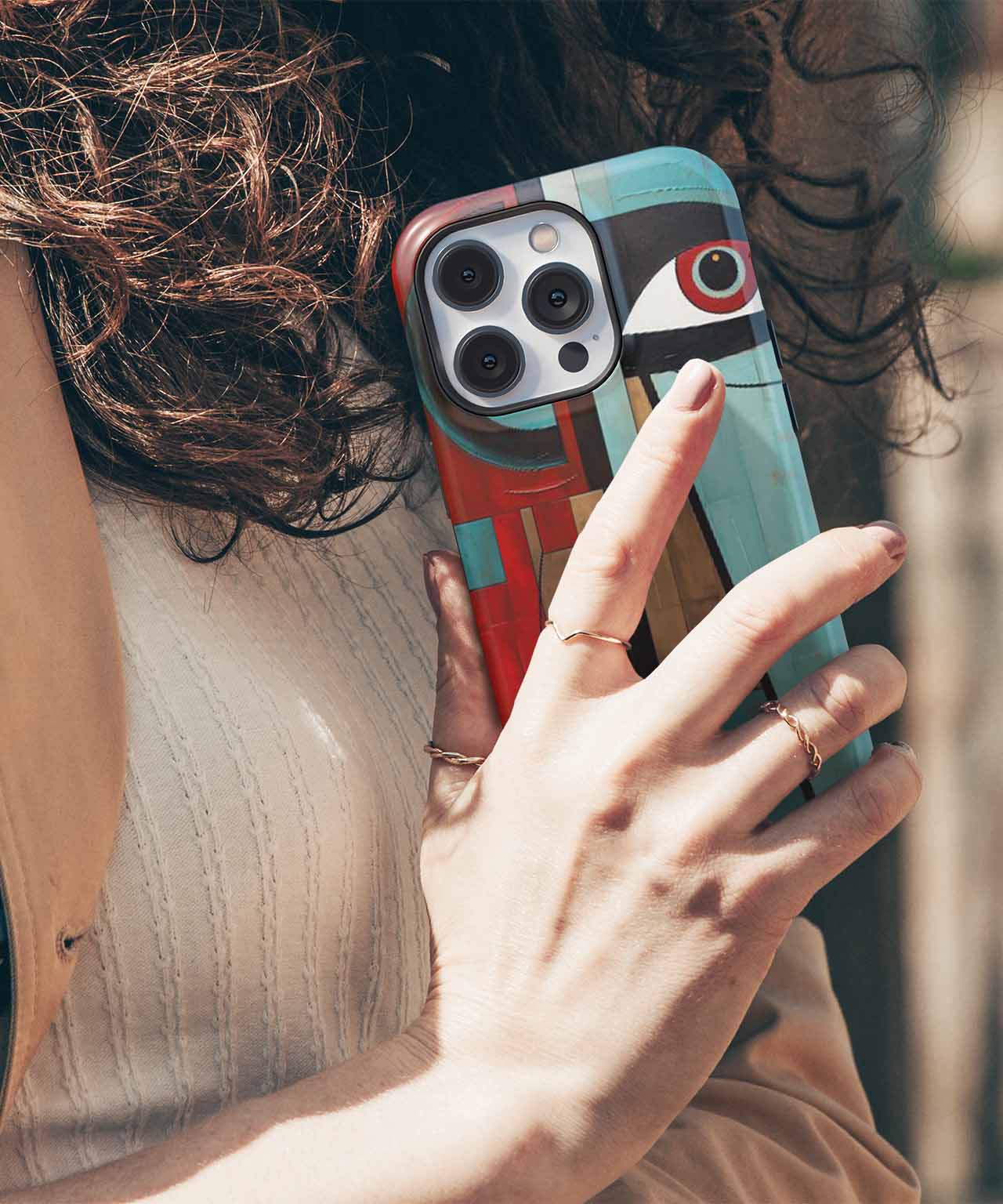 Abstract Eye Popping Color Mashup iPhone case Case Cazify - Delivery Canada