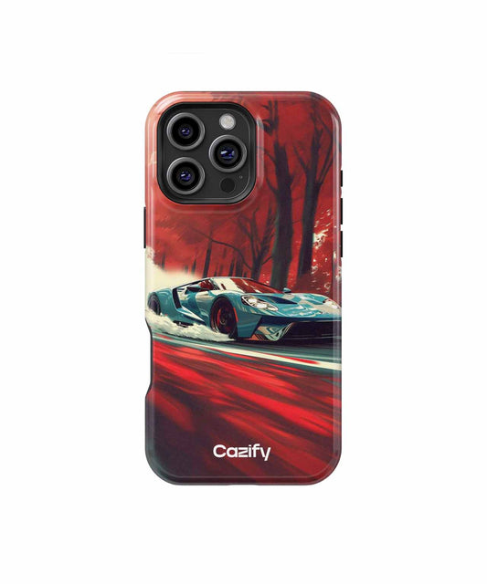 Adrenaline Pumping Autumn Drive iPhone case Case Cazify - Delivery Canada