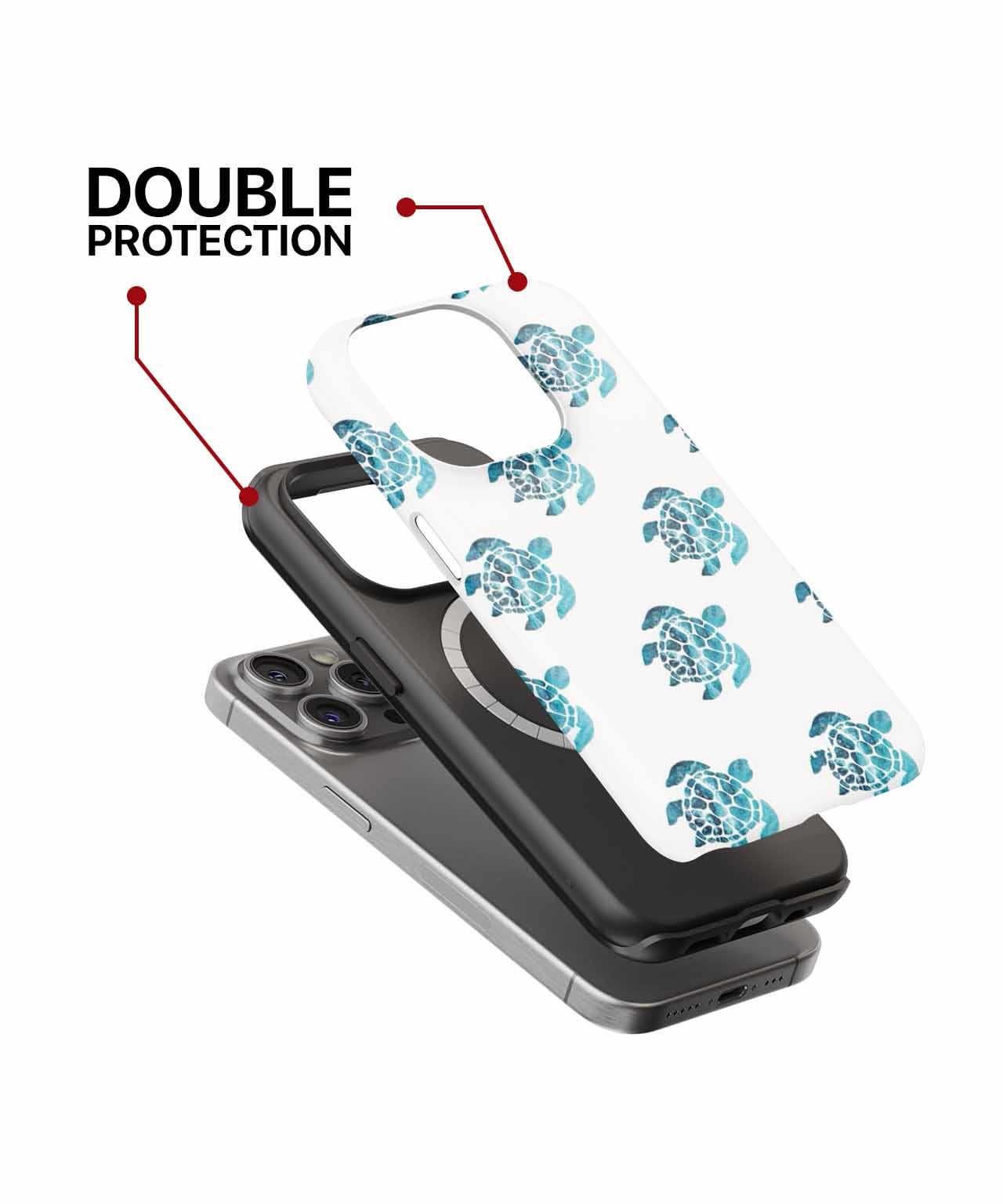 Aquatic Adventures with Cute Turtles iPhone case Case Cazify - Delivery Canada
