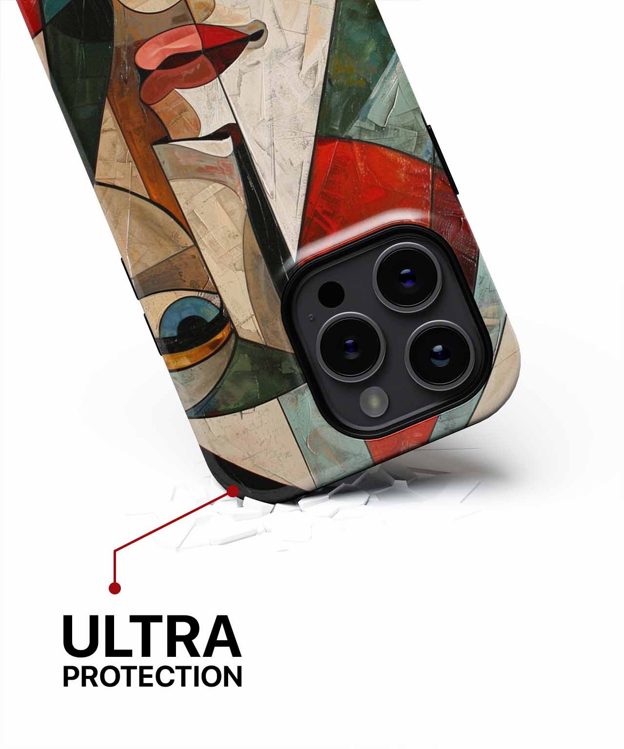 Artful Puzzle of Mysterious Colors iPhone case Case Cazify - Delivery Canada