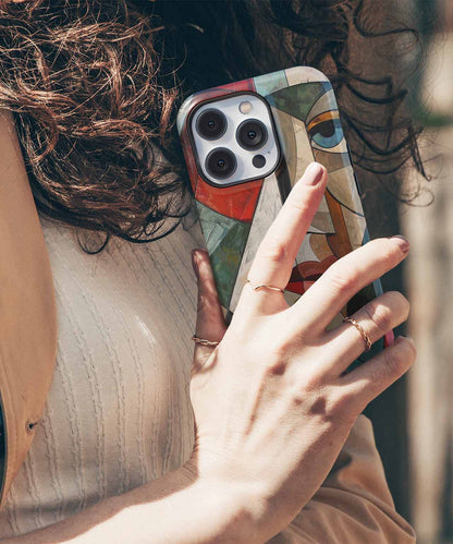 Artful Puzzle of Mysterious Colors iPhone case Case Cazify - Delivery Canada