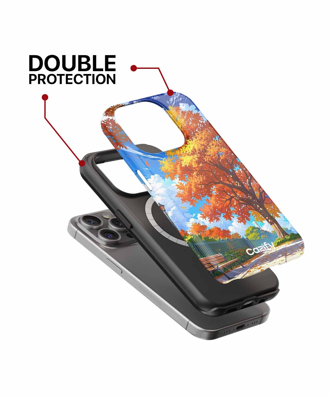Autumn Leaves Dance in the Breeze iPhone case Case Cazify - Delivery Canada