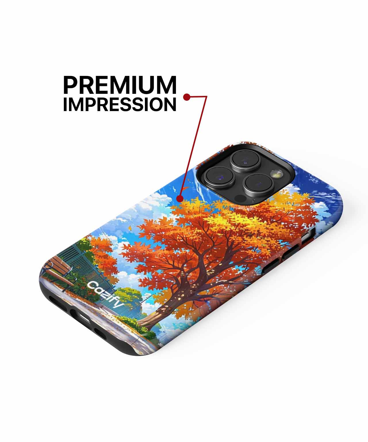 Autumn Leaves Dance in the Breeze iPhone case Case Cazify - Delivery Canada