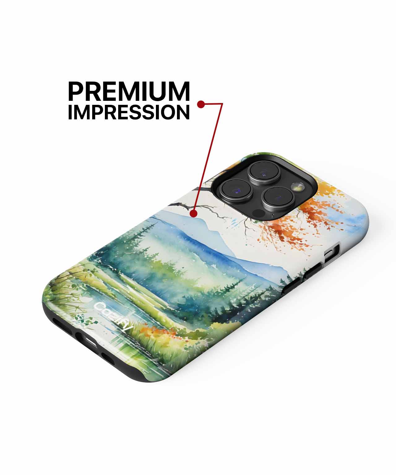 Autumn's Vibrant Nature Symphony iPhone case Case Cazify - Delivery Canada