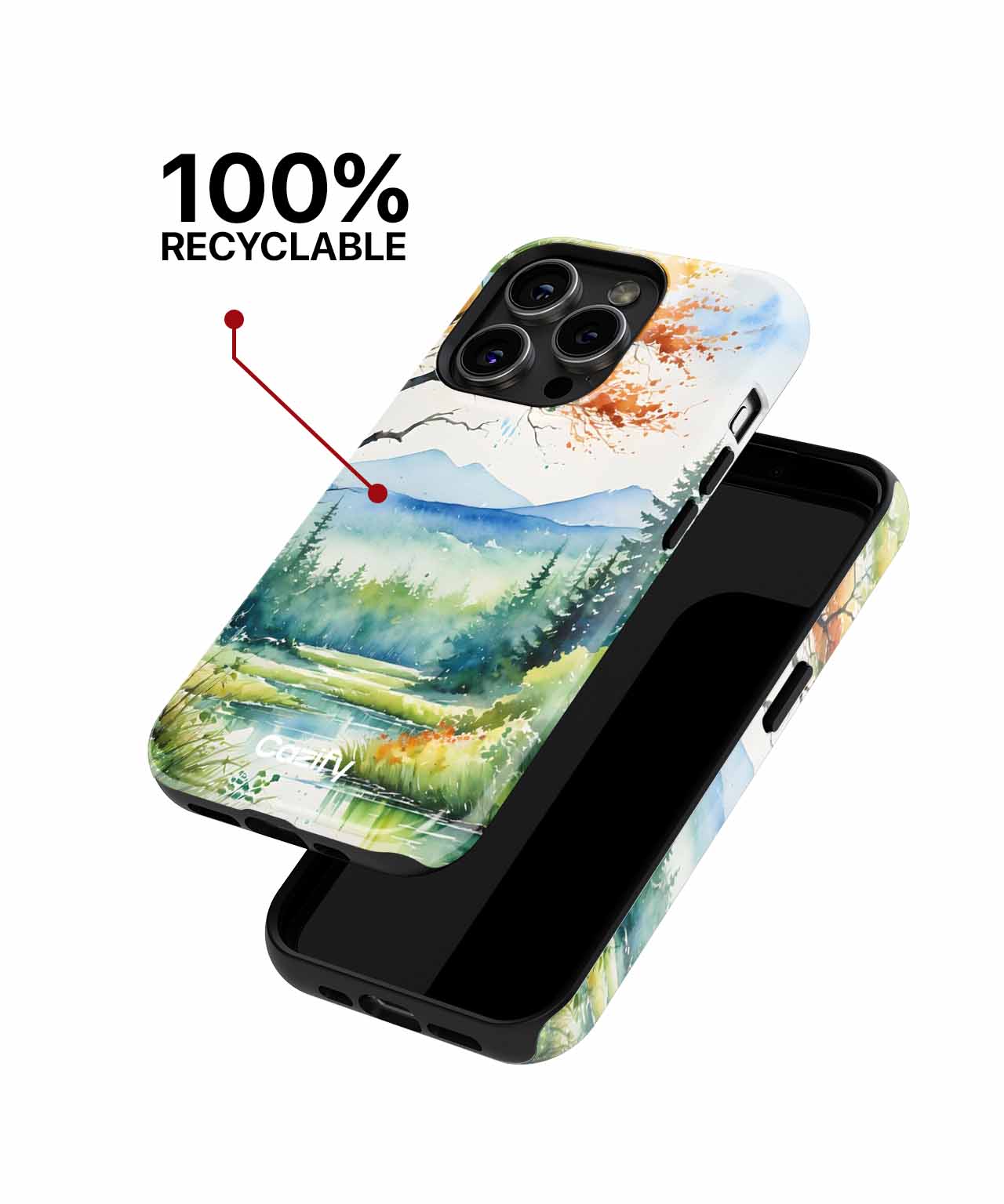 Autumn's Vibrant Nature Symphony iPhone case Case Cazify - Delivery Canada