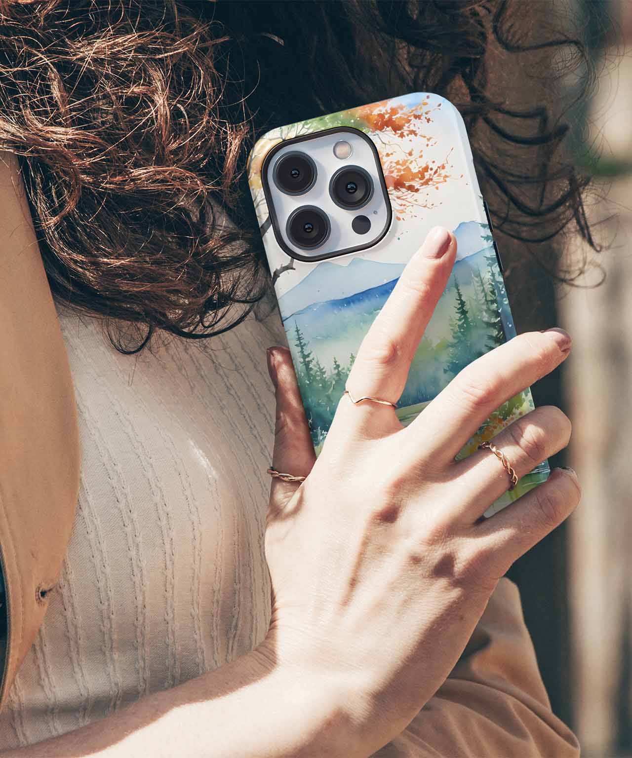 Autumn's Vibrant Nature Symphony iPhone case Case Cazify - Delivery Canada