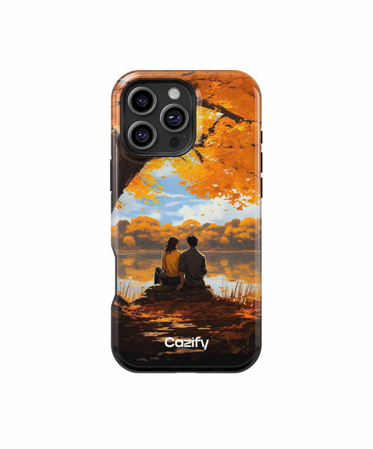 Autumnal Love by the Lake iPhone case Case Cazify - Delivery Canada
