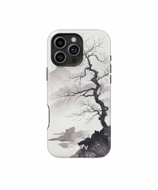 Barren Yet Majestic Mountain Tree iPhone case Case Cazify - Delivery Canada
