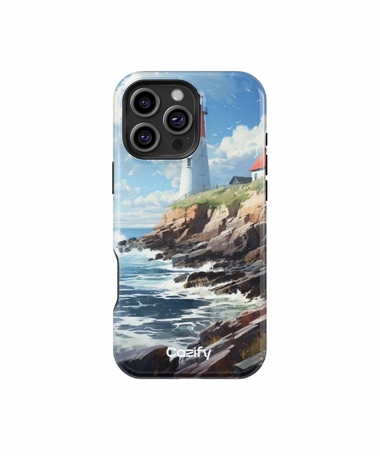 Beacon of Hope Standing Tall by the Sea iPhone case Case Cazify - Delivery Canada