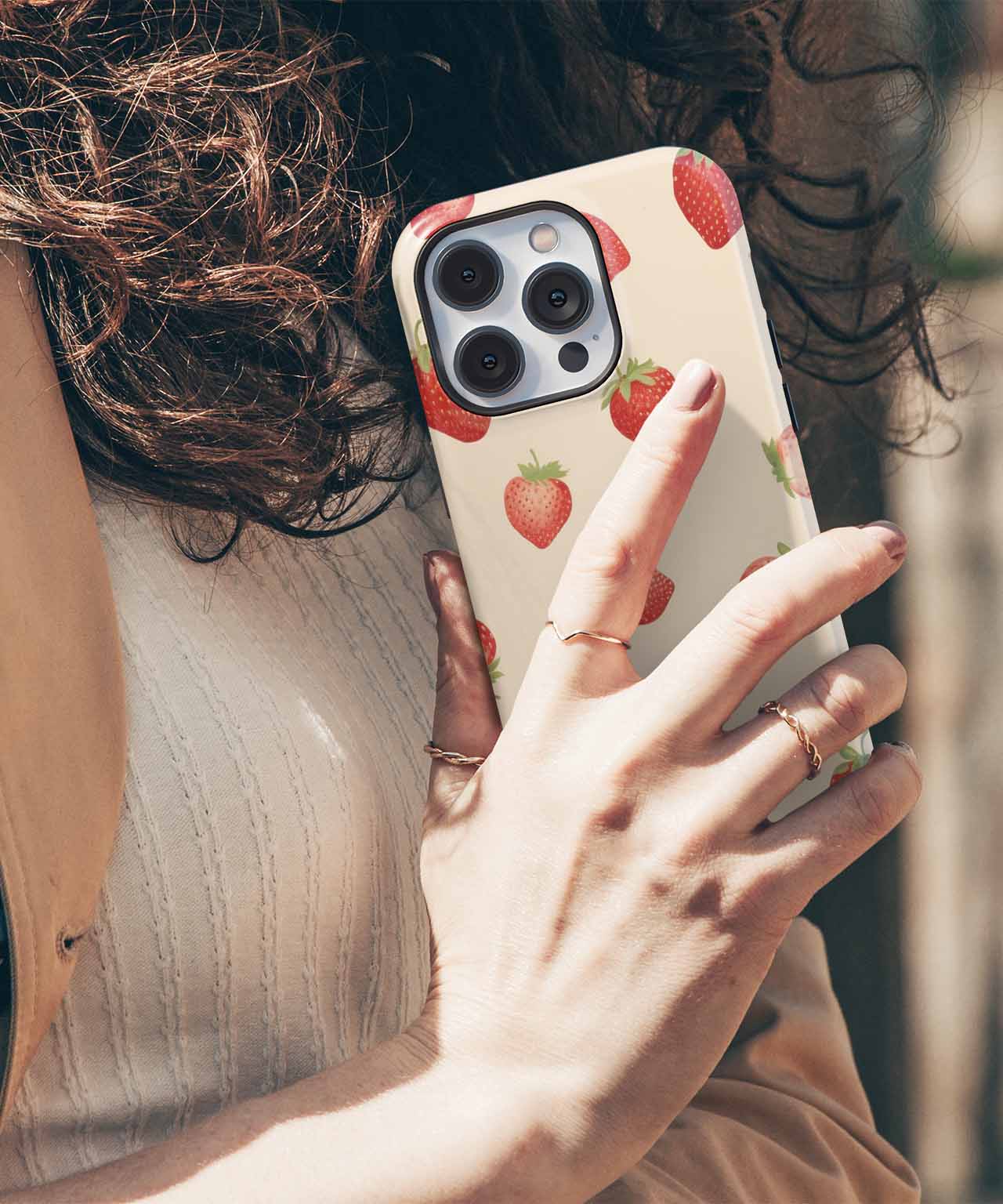 Berry Sweet Strawberry Delightful Pattern iPhone case Case Cazify - Delivery Canada