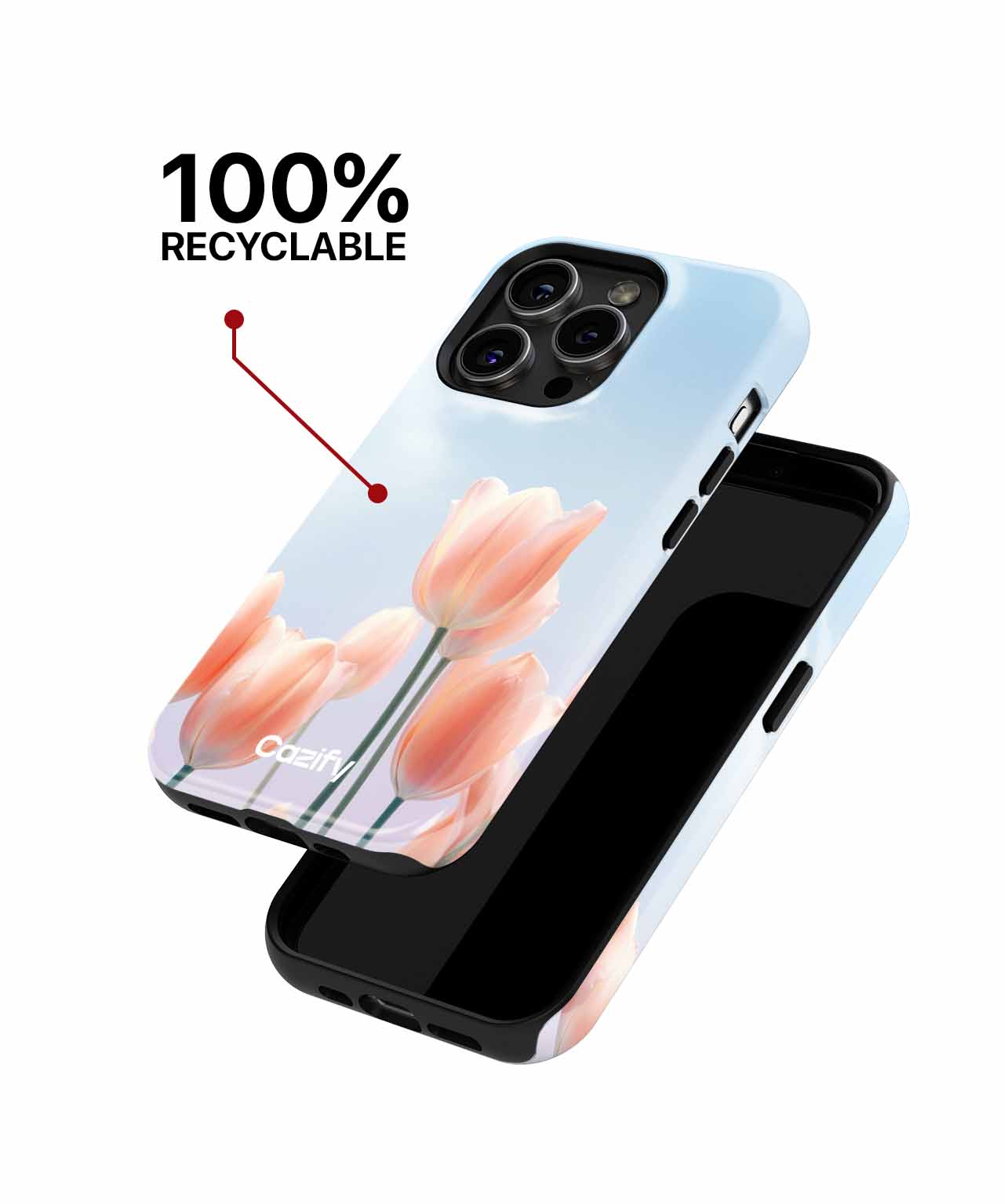Blissful Blooming Tulips in Springtime iPhone case Case Cazify - Delivery Canada