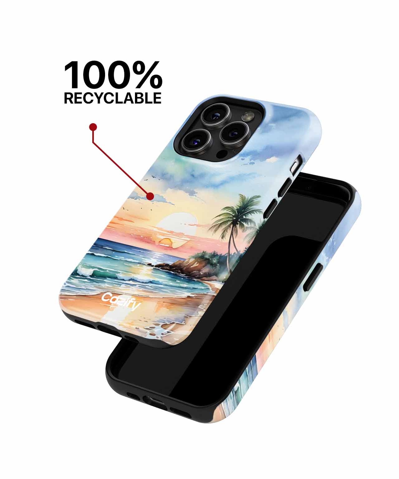 Blissful Tropical Sunset Serenity iPhone case Case Cazify - Delivery Canada