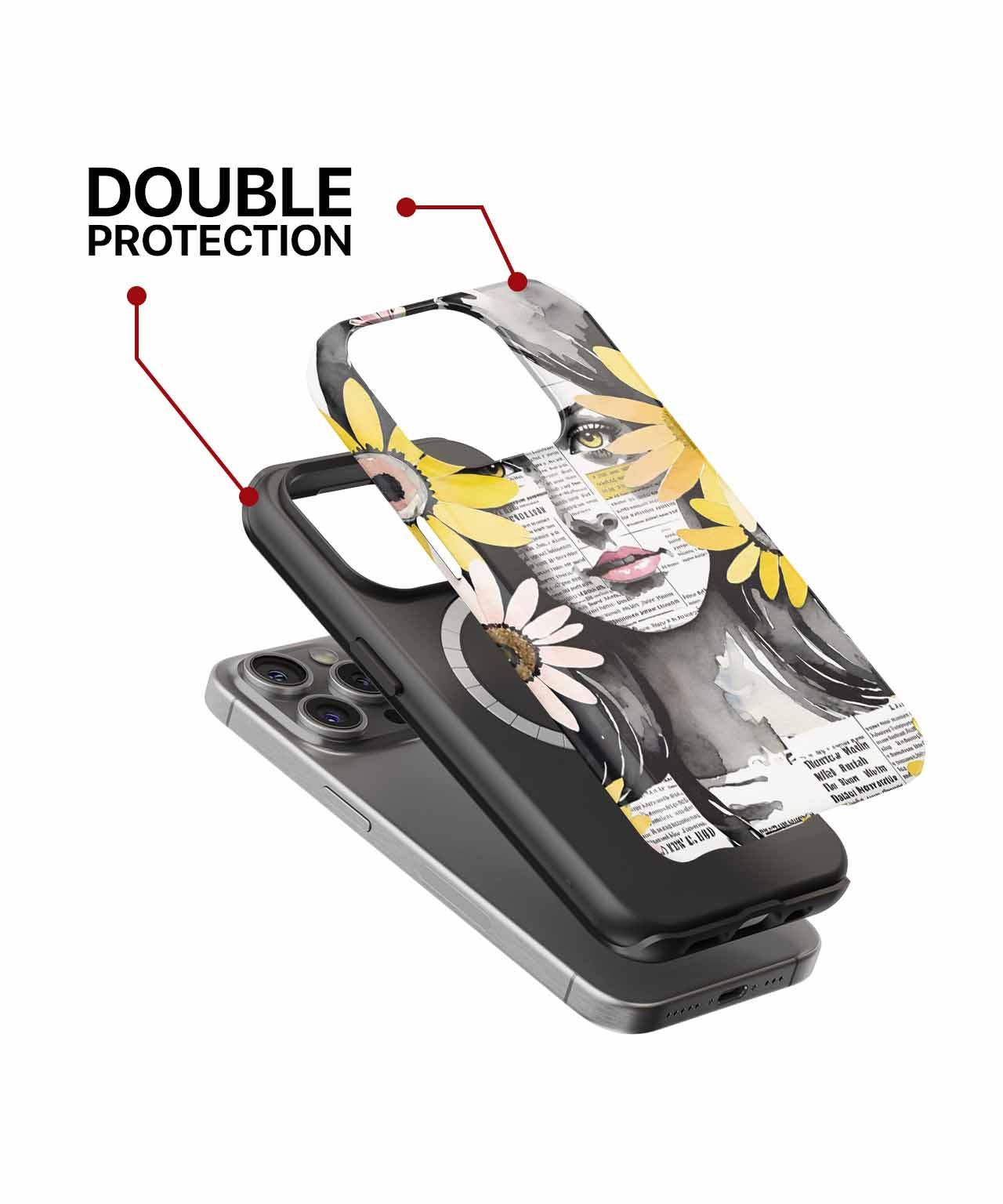 Blooming Beauty with a Twist iPhone case Case Cazify - Delivery Canada