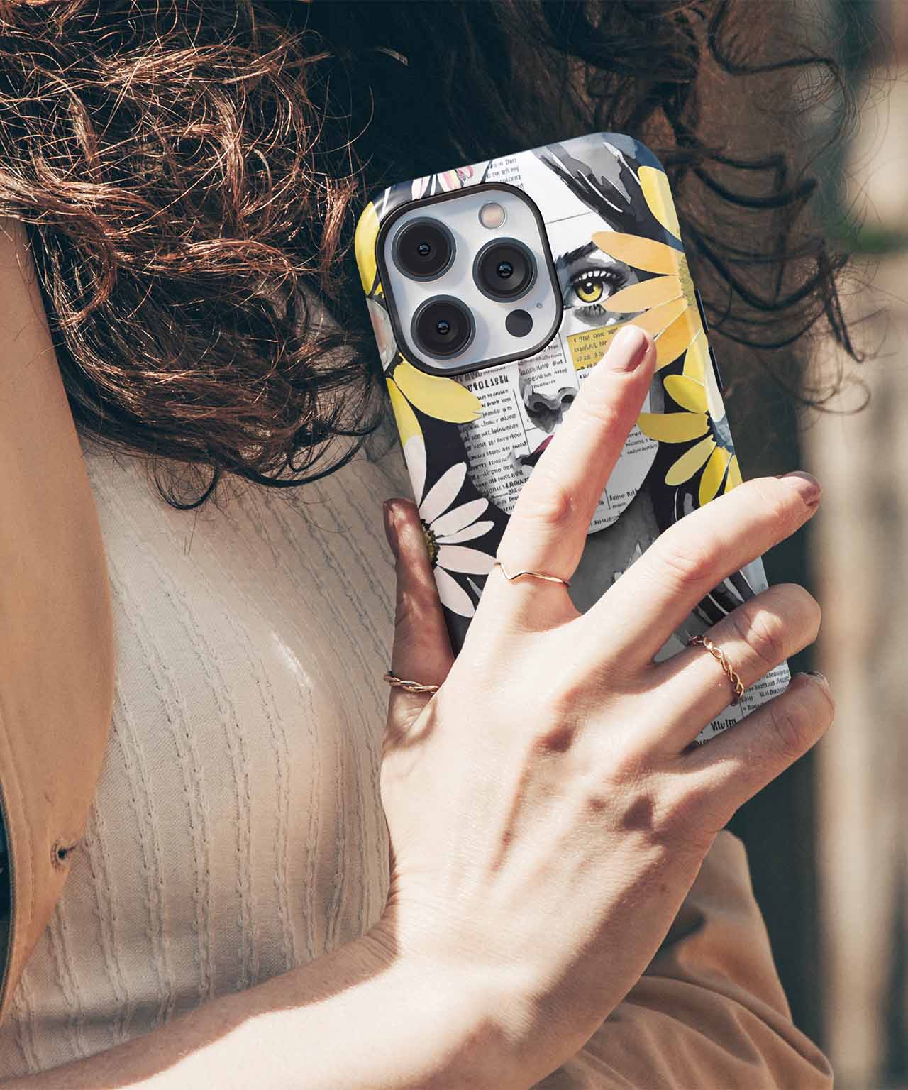 Blooming Beauty with a Twist iPhone case Case Cazify - Delivery Canada