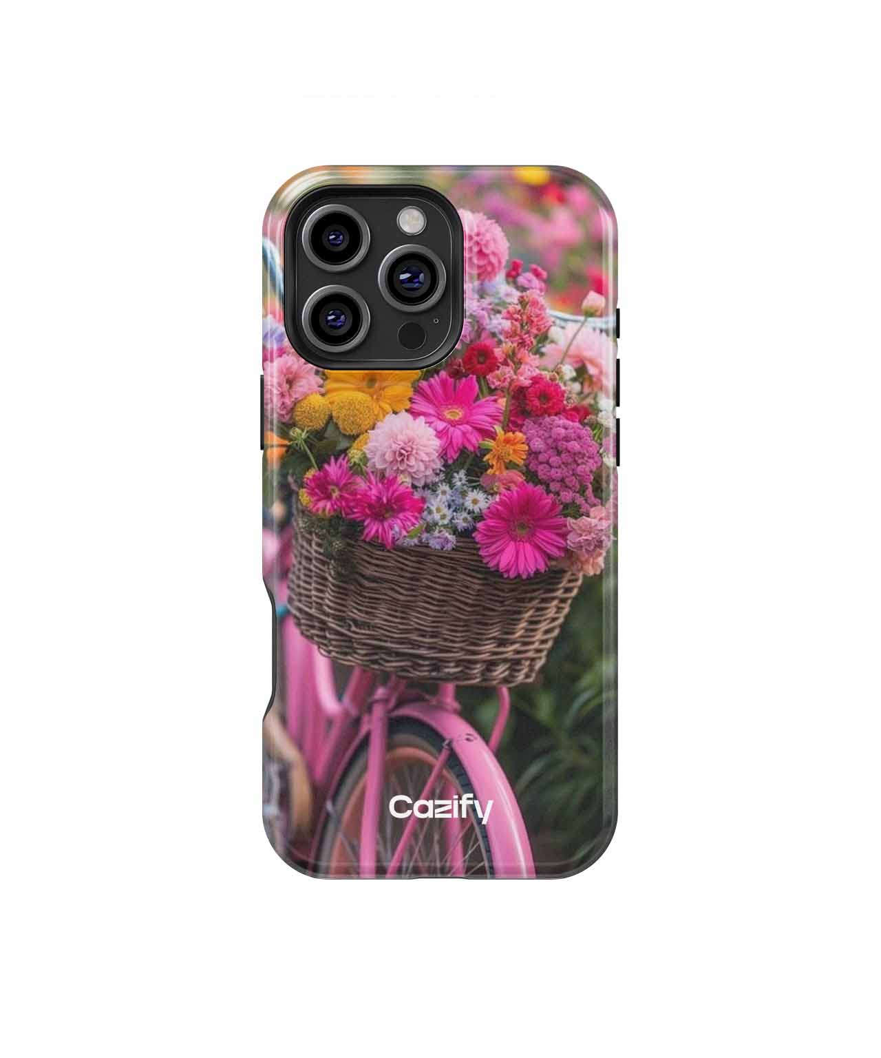 Blooming Bicycle Adventure with Flowers iPhone case Case Cazify - Delivery Canada