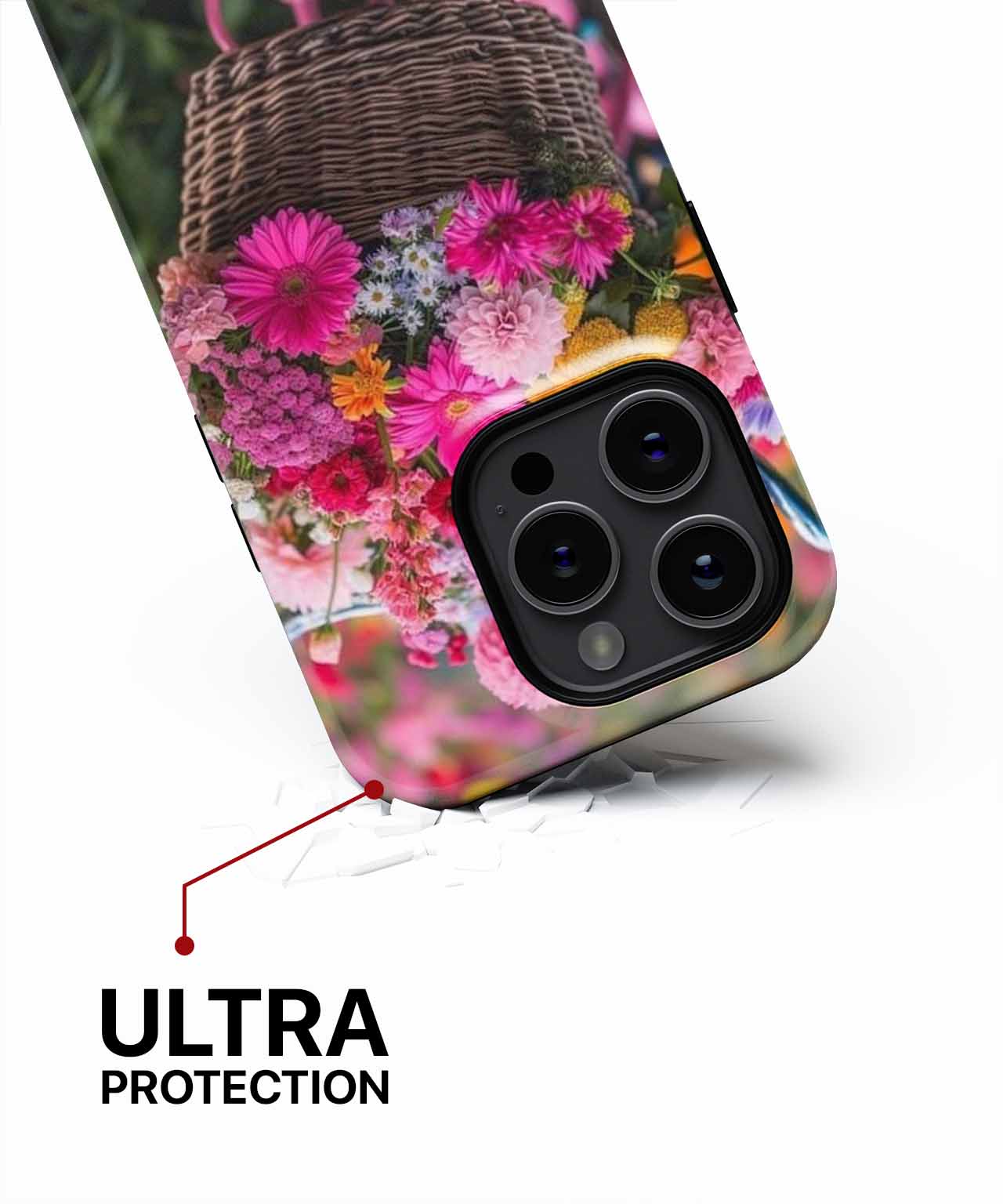 Blooming Bicycle Adventure with Flowers iPhone case Case Cazify - Delivery Canada