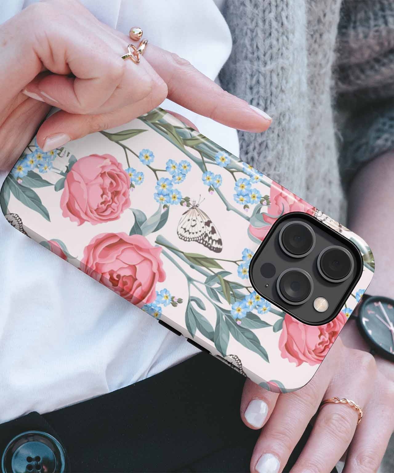 Blooming Butterfly Garden Party iPhone case Case Cazify - Delivery Canada