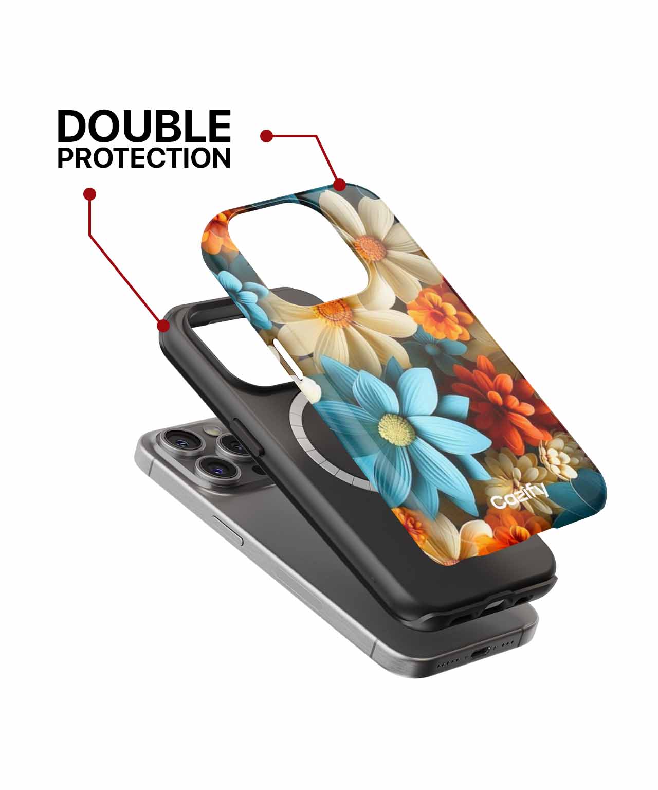 Blooming Colorful Delightful Garden iPhone case Case Cazify - Delivery Canada