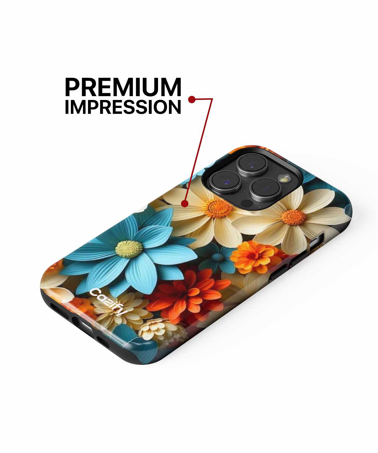 Blooming Colorful Delightful Garden iPhone case Case Cazify - Delivery Canada