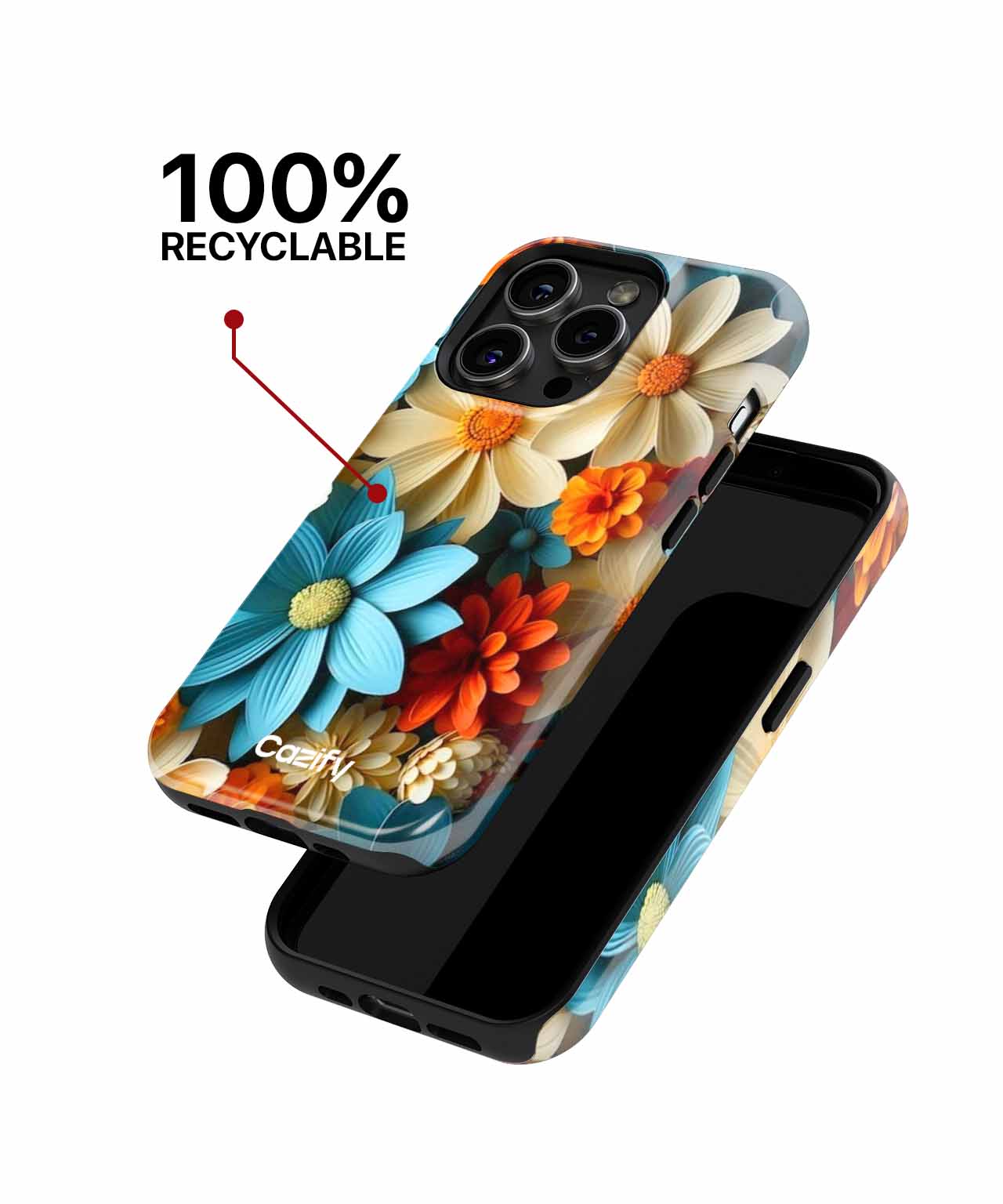 Blooming Colorful Delightful Garden iPhone case Case Cazify - Delivery Canada