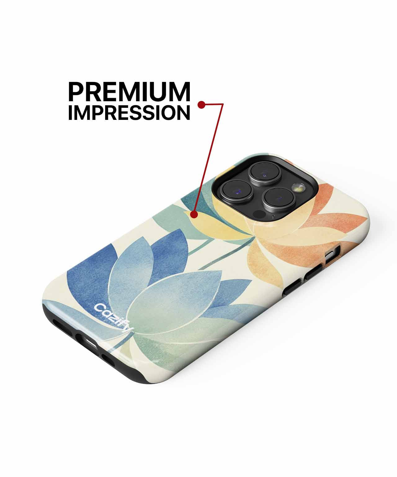 Blooming Colorful Water Lily Delight iPhone case Case Cazify - Delivery Canada