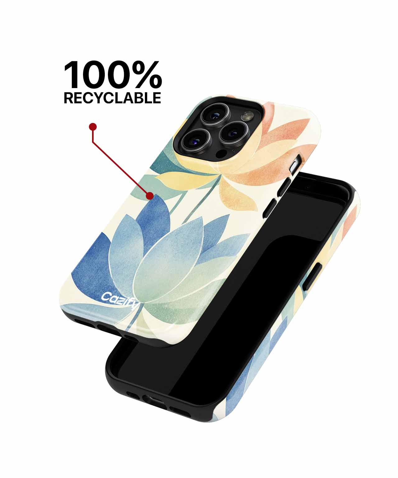 Blooming Colorful Water Lily Delight iPhone case Case Cazify - Delivery Canada