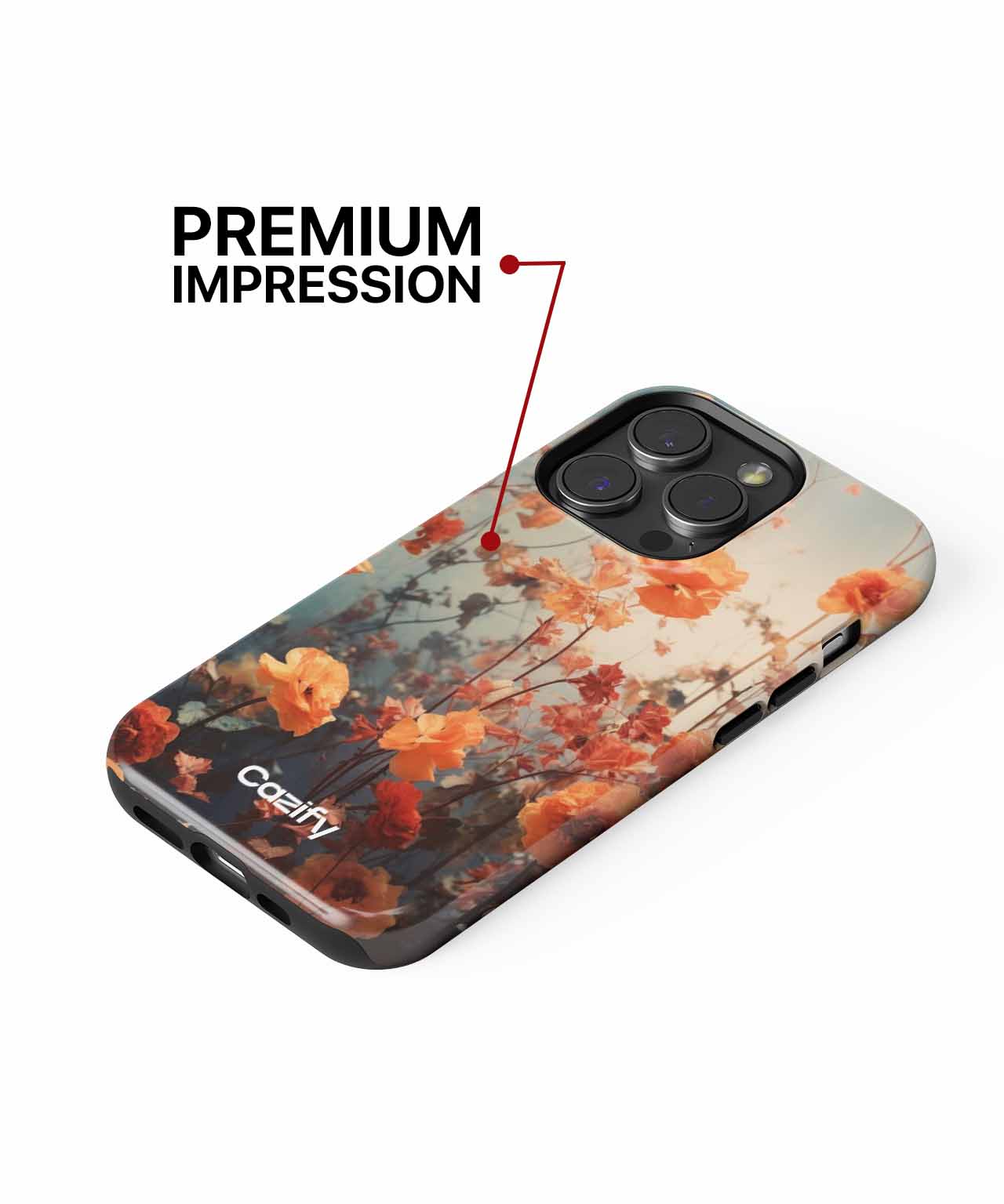 Blooming Delight of Colorful Petals iPhone case Case Cazify - Delivery Canada