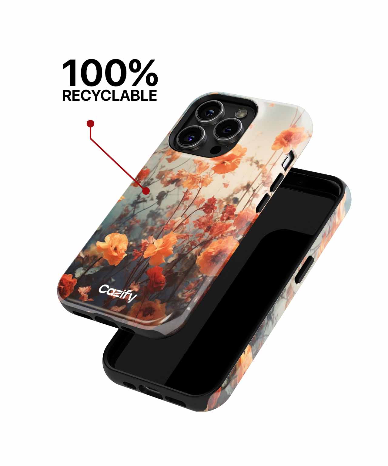 Blooming Delight of Colorful Petals iPhone case Case Cazify - Delivery Canada