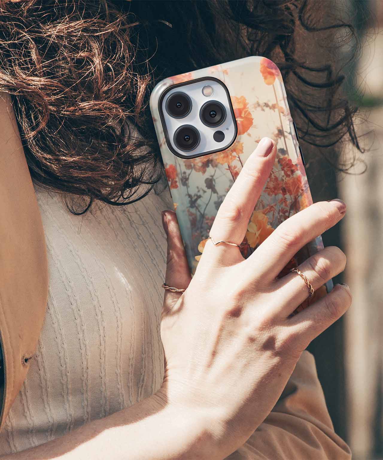 Blooming Delight of Colorful Petals iPhone case Case Cazify - Delivery Canada