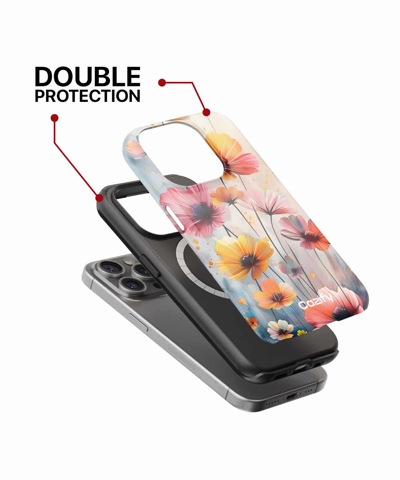 Blooming Delightful Floral Fantasy iPhone case Case Cazify - Delivery Canada