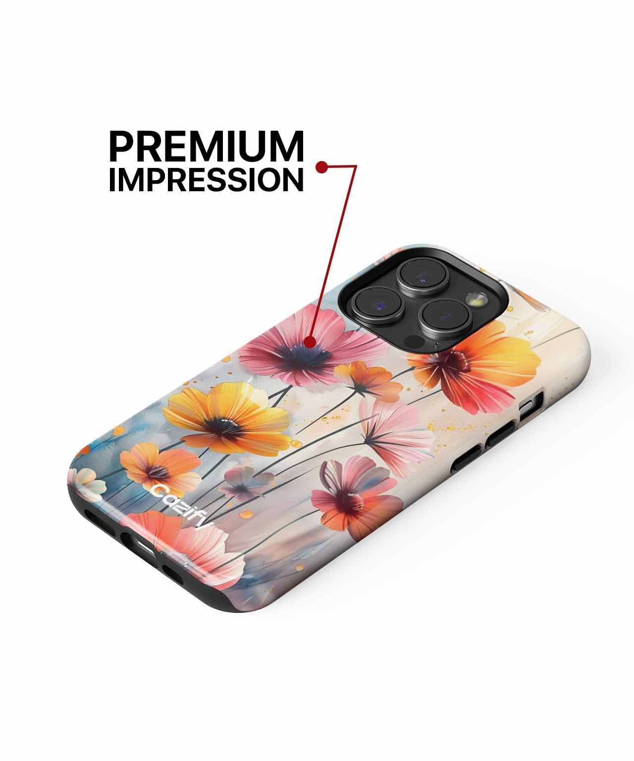Blooming Delightful Floral Fantasy iPhone case Case Cazify - Delivery Canada