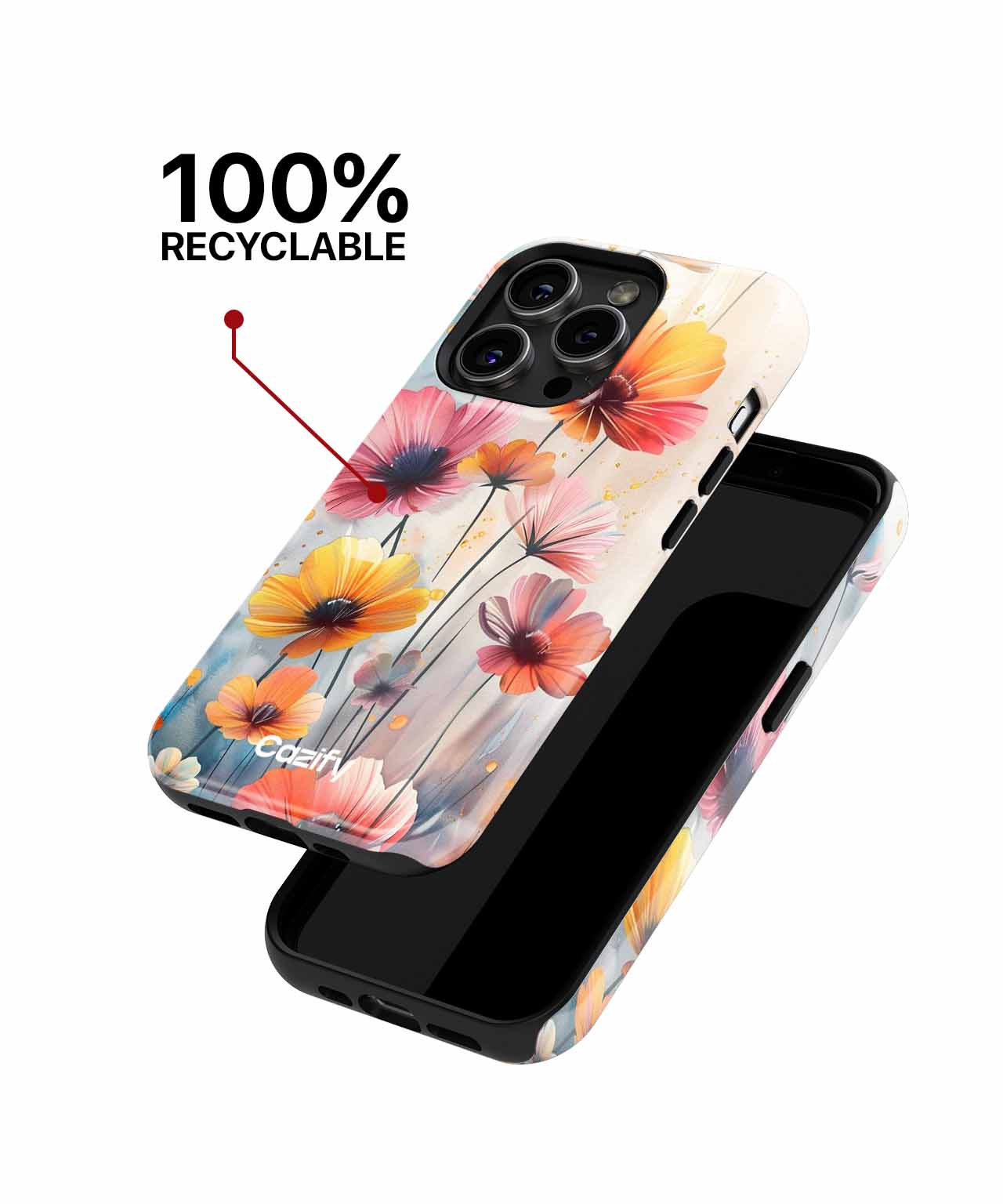 Blooming Delightful Floral Fantasy iPhone case Case Cazify - Delivery Canada