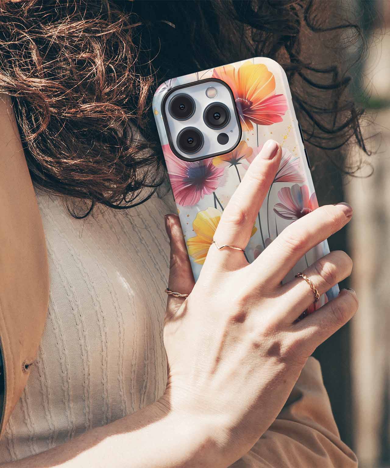 Blooming Delightful Floral Fantasy iPhone case Case Cazify - Delivery Canada