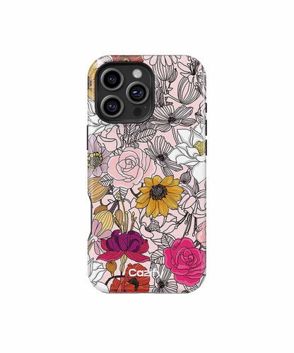 Blooming Delightful Garden Chaos iPhone case Case Cazify - Delivery Canada