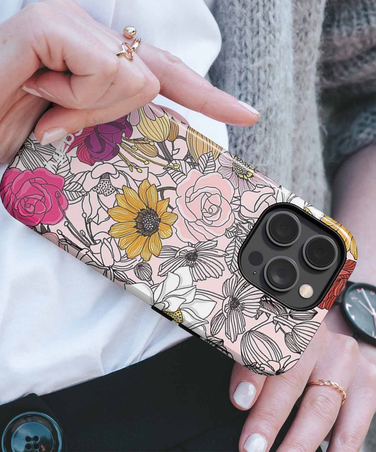 Blooming Delightful Garden Chaos iPhone case Case Cazify - Delivery Canada