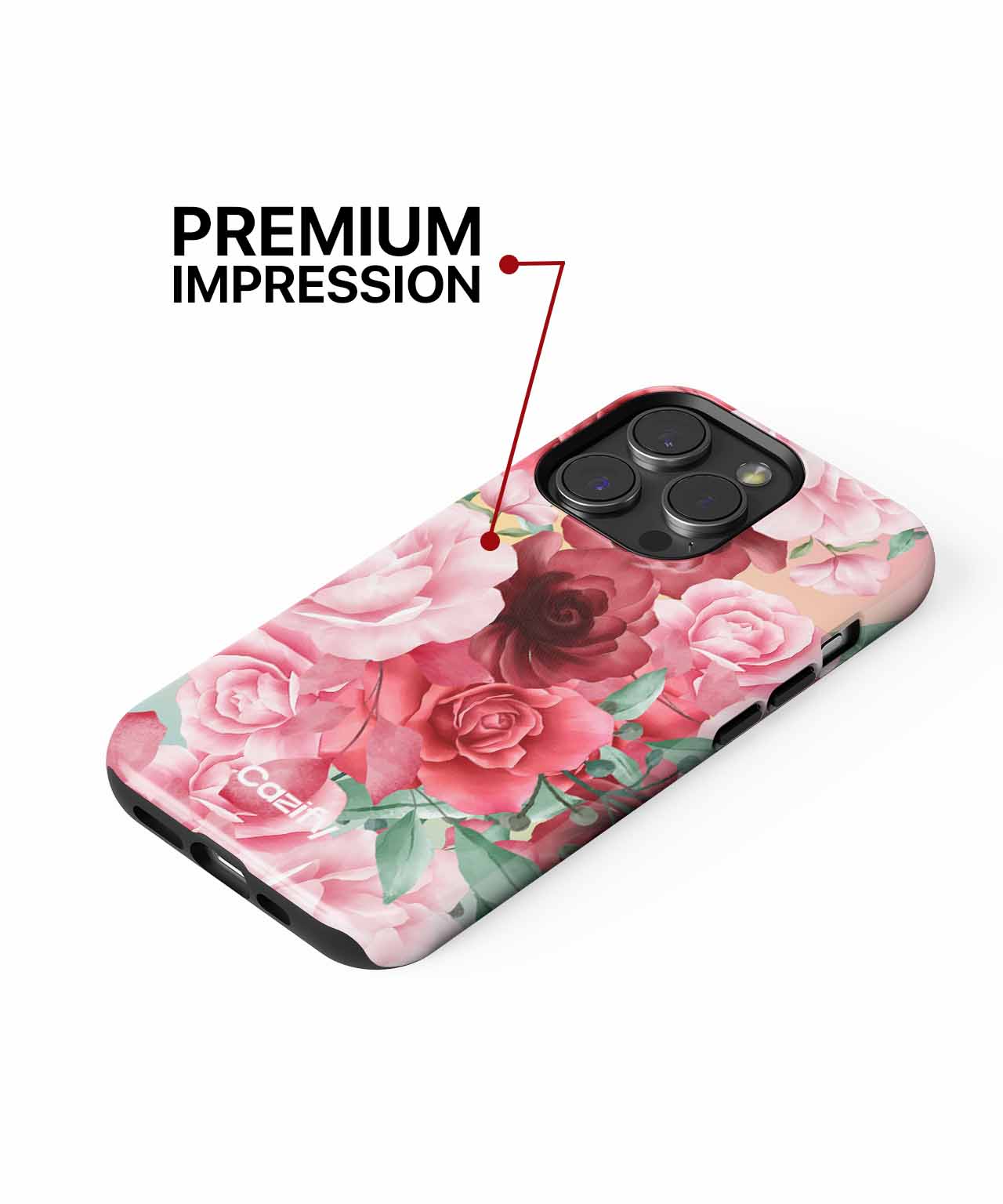 Blooming Delightful Rose Garden iPhone case Case Cazify - Delivery Canada