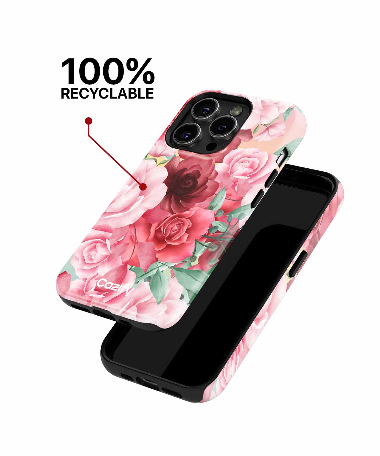 Blooming Delightful Rose Garden iPhone case Case Cazify - Delivery Canada