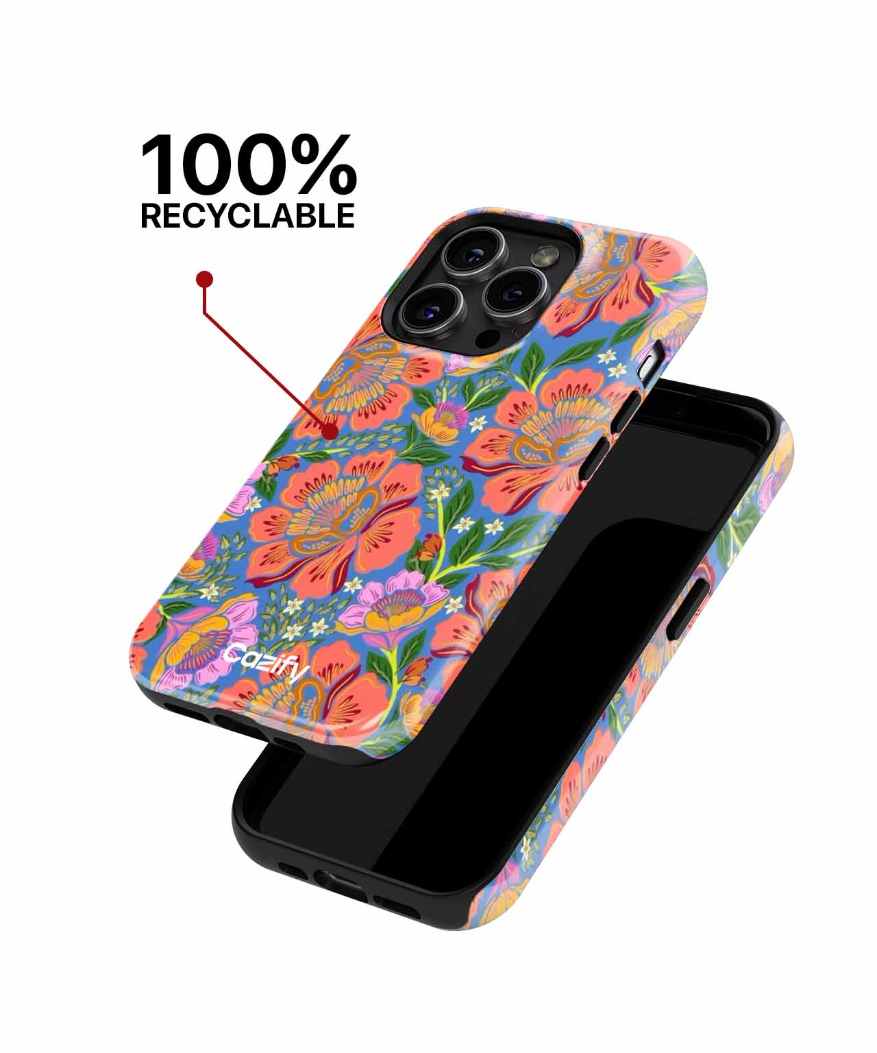 Blooming Fiesta of Colorful Flowers iPhone case Case Cazify - Delivery Canada